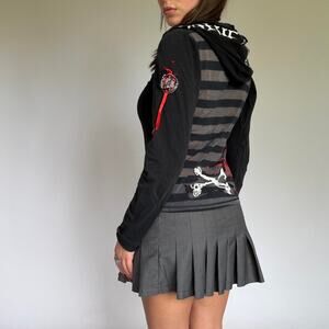 Super Sick Pepe Jeans Black Hooded Long Sleeve